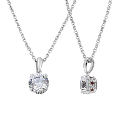 Diamonbliss Marilyn Red Accent Necklace