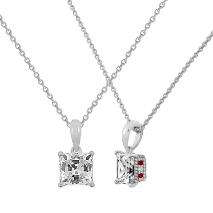 Diamonbliss Marilyn Red Accent Necklace