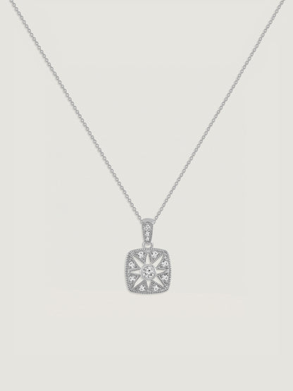 Marilyn Monroe Vintage Square Pendant Necklace