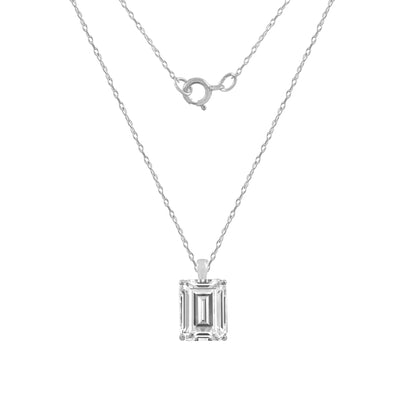 10K Solid Gold Solitaire Necklace