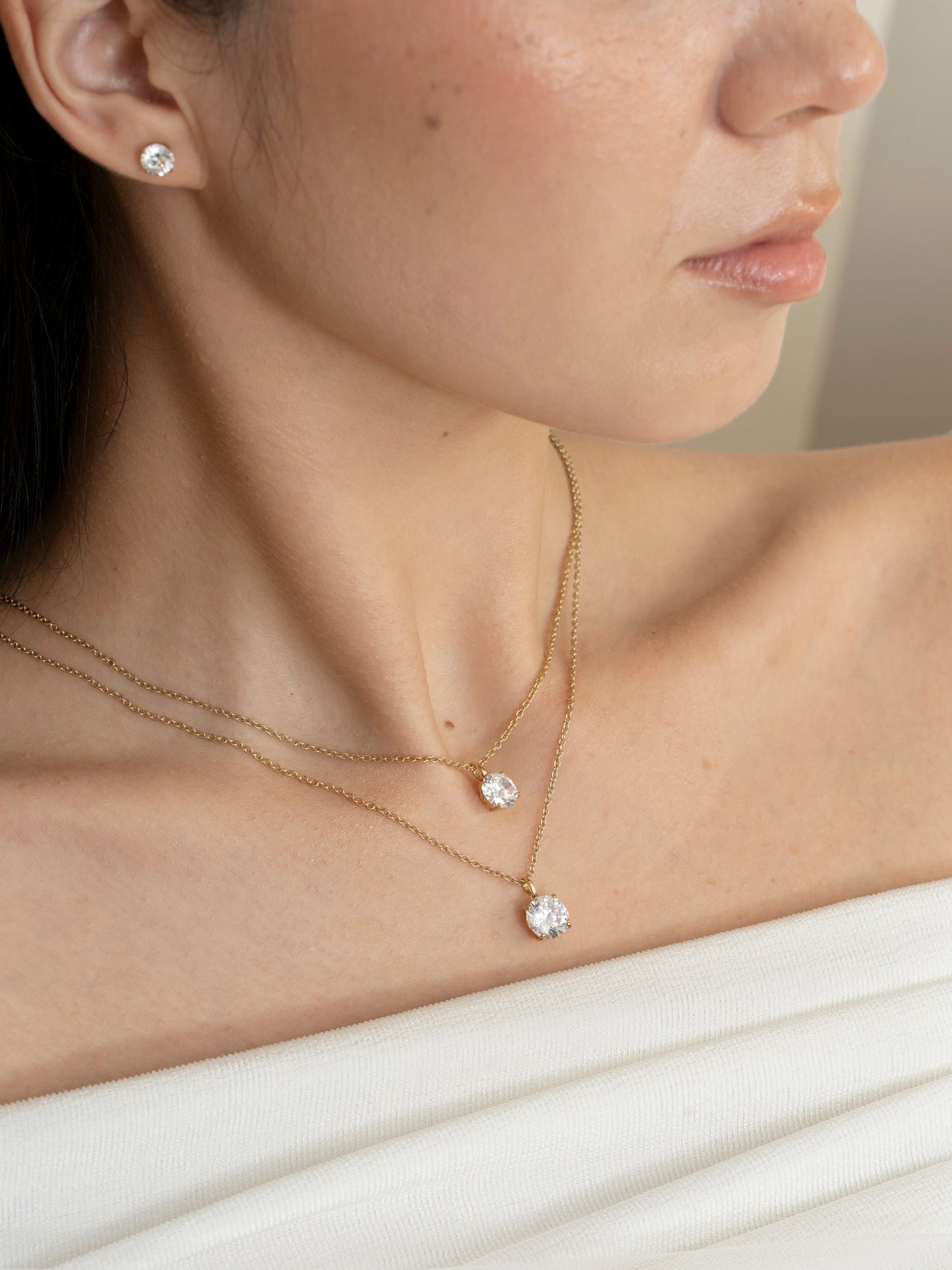 Diamonbliss Lab-Grown Diamond 2.0 cttw Round Solitaire Necklace