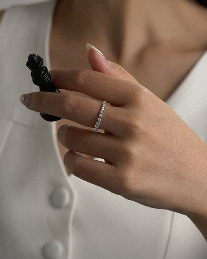 Marilyn Monroe Round Eternity Ring