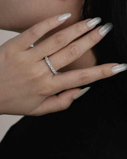 Marilyn Monroe Round Eternity Ring