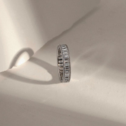 Marilyn Monroe Baguette Eternity Ring