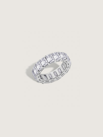 Marilyn Monroe Emerald Cut Eternity Ring