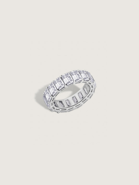 Marilyn Monroe Emerald Cut Eternity Ring