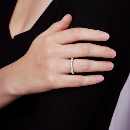 2.5mm Round Cut Eternity Ring