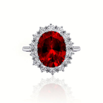 Oval Halo Royal Cocktail Ring