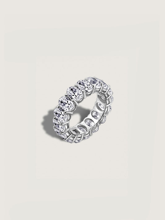 Marilyn Monroe Oval Eternity Band Ring