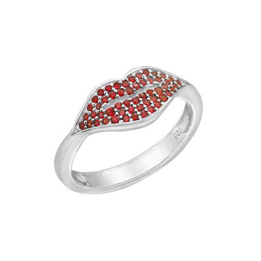 DIAMONBLISS Marilyn Monroe Red Lip Ring