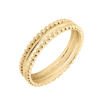 Set Of Three Thin Plain Ring