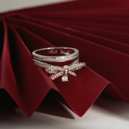 DIAMONBLISS Marilyn Monroe Bow Ring