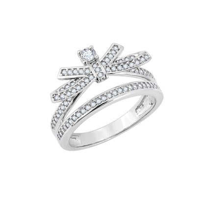 DIAMONBLISS Marilyn Monroe Bow Ring