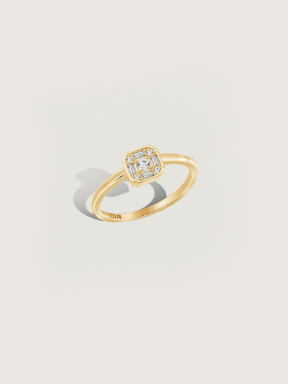 Marilyn Monroe Cluster Square Ring
