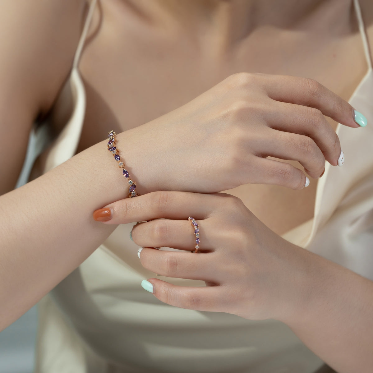 Multi-shape Wavy Band Ring