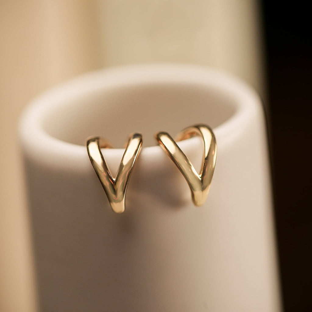 Mini Open Hoop Earrings