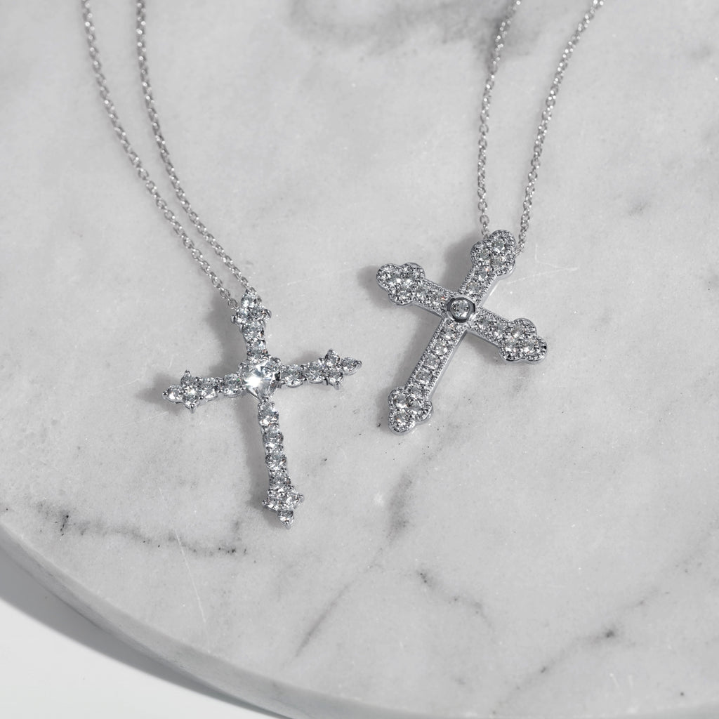 Antique Cross Pendant Necklace