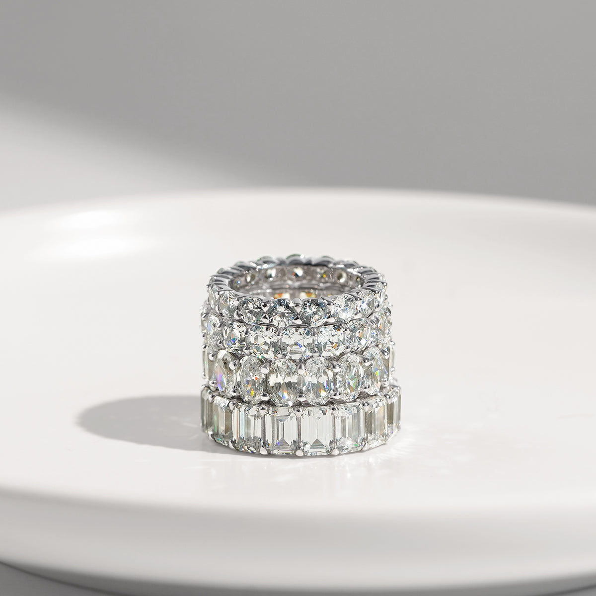 Emerald Cut Eternity Ring