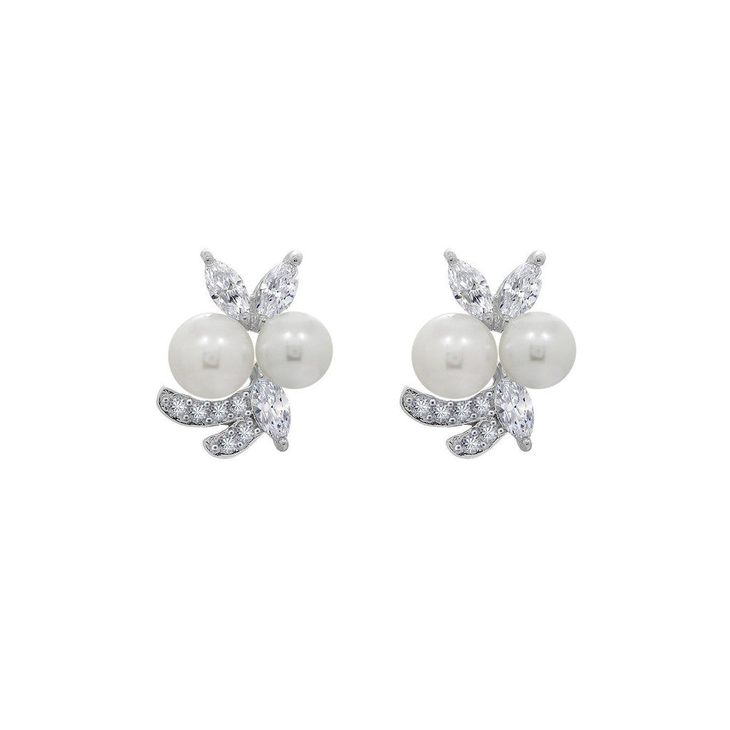 Pearl Florist Stud Earrings