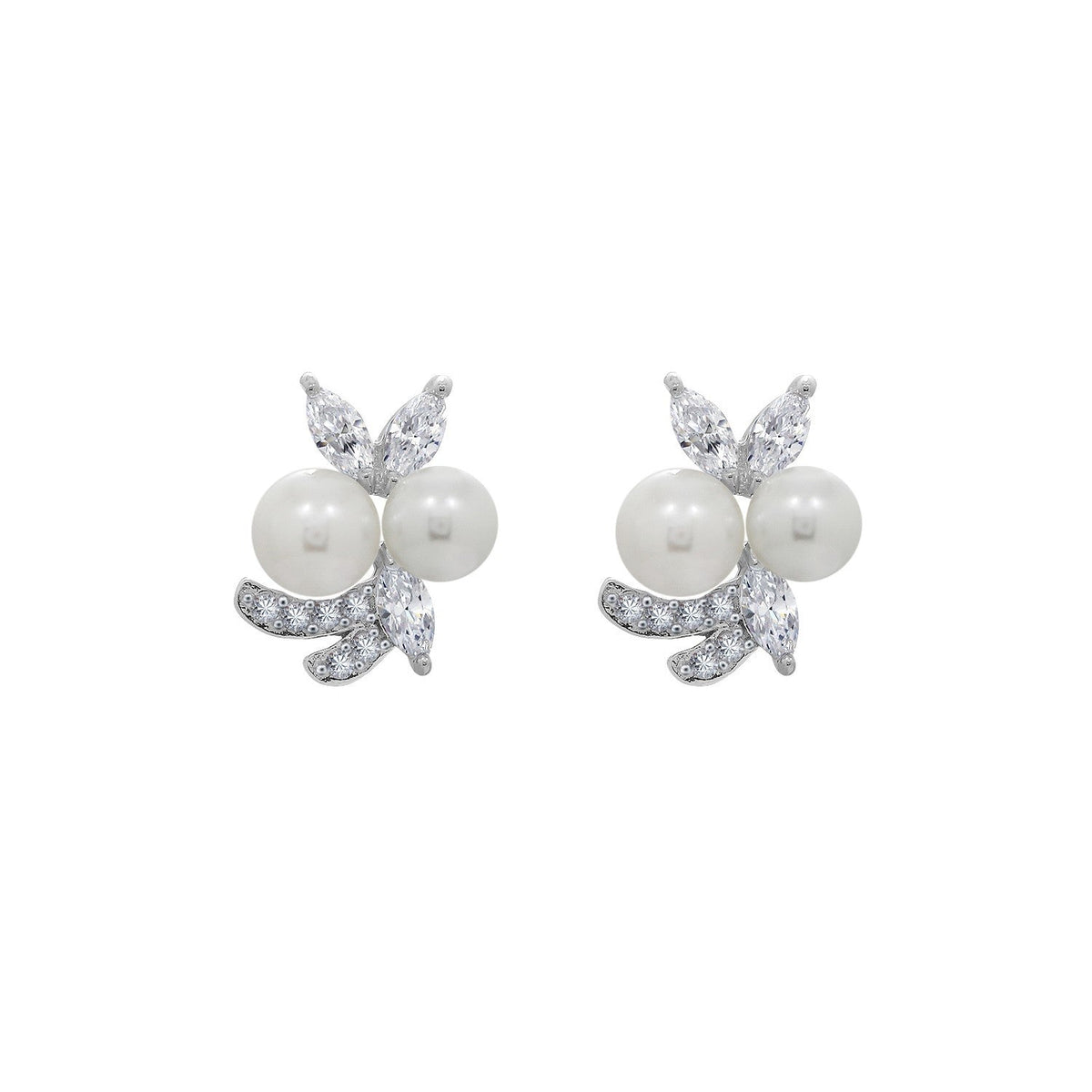Pearl Florist Stud Earrings