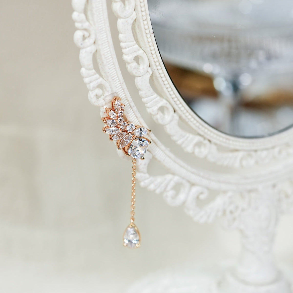Cascade Dangle Stud Earrings
