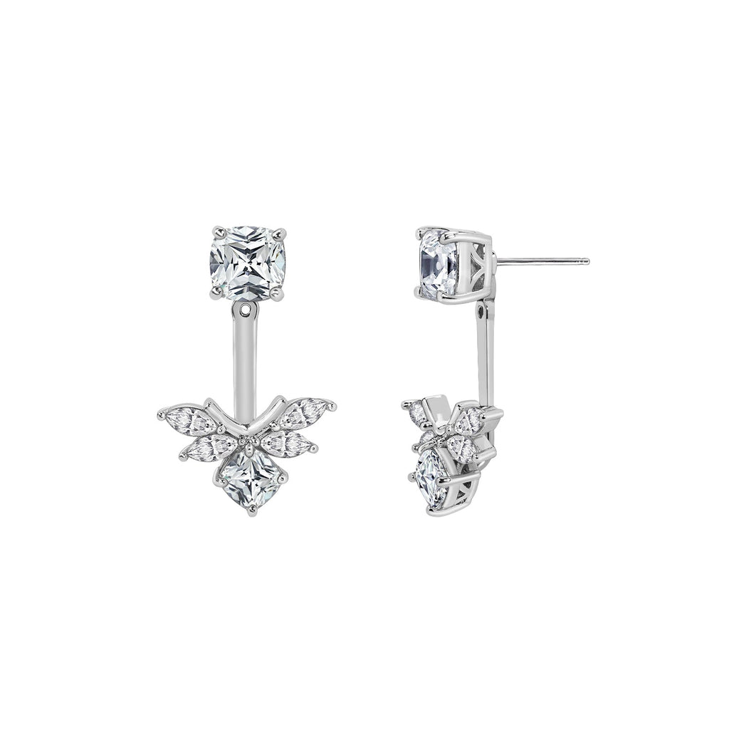 Floral Jacket Earrings
