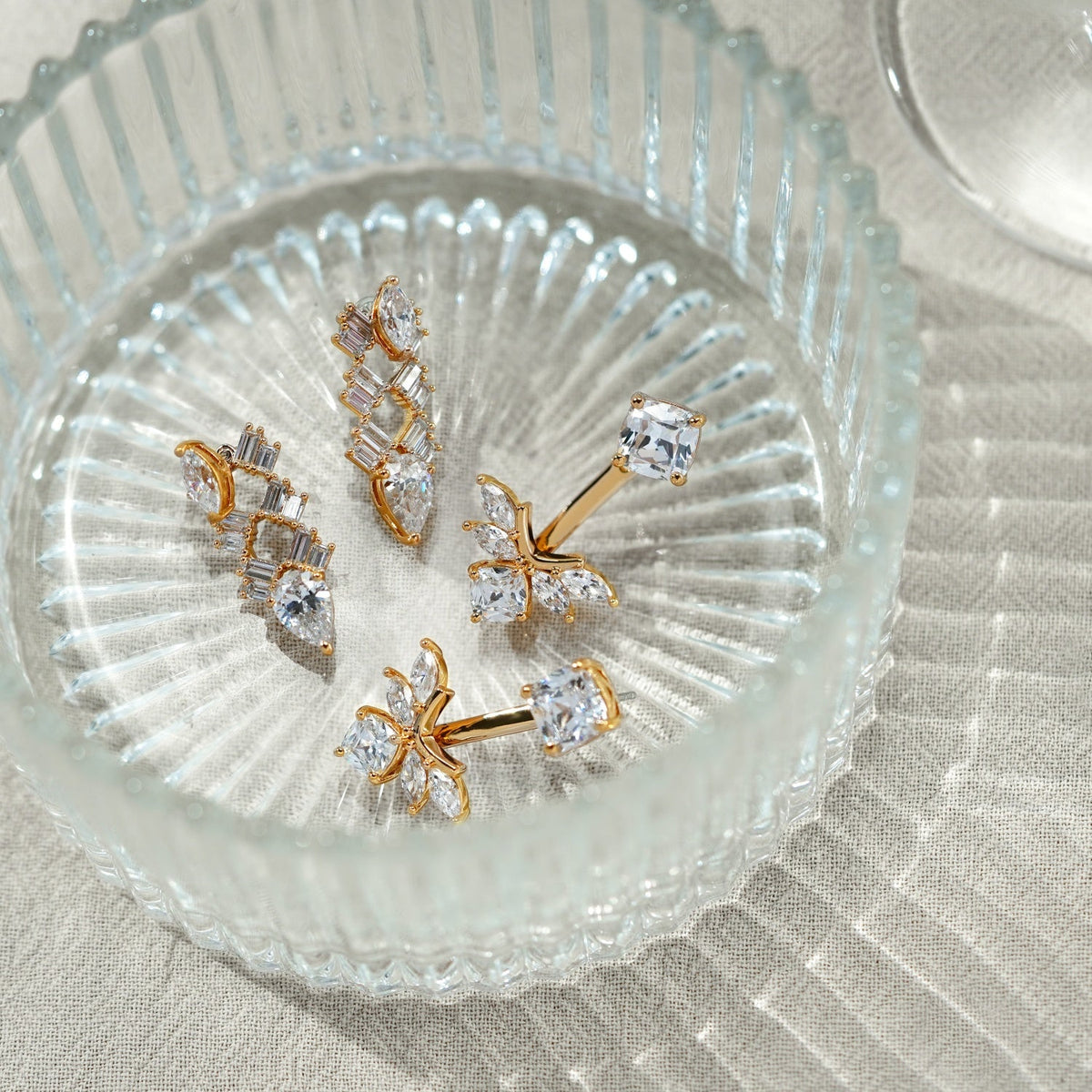 Leaf Shape Stud Earrings