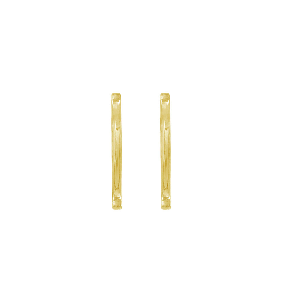 Curved Bar Stud Earrings