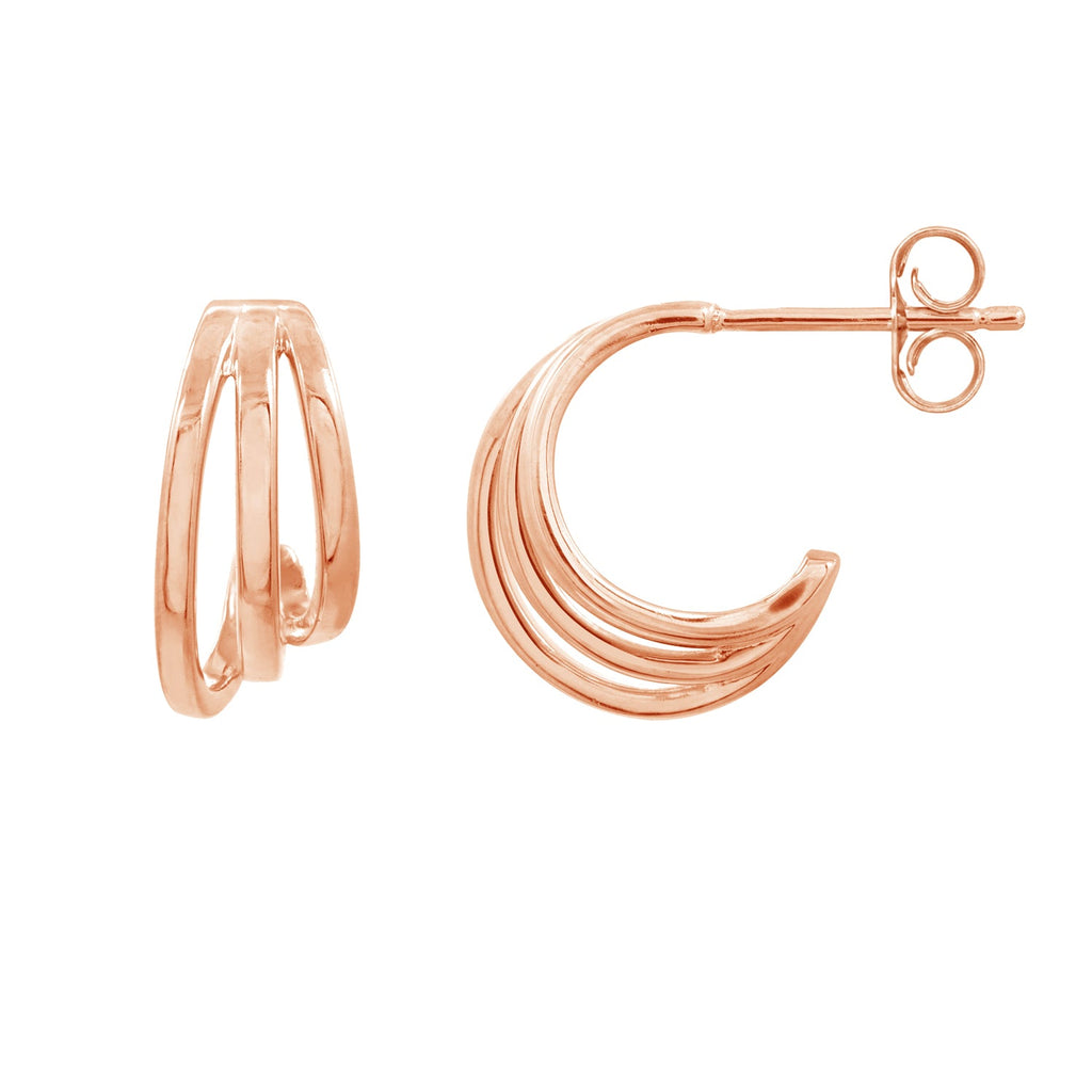 Mini Open Hoop Earrings