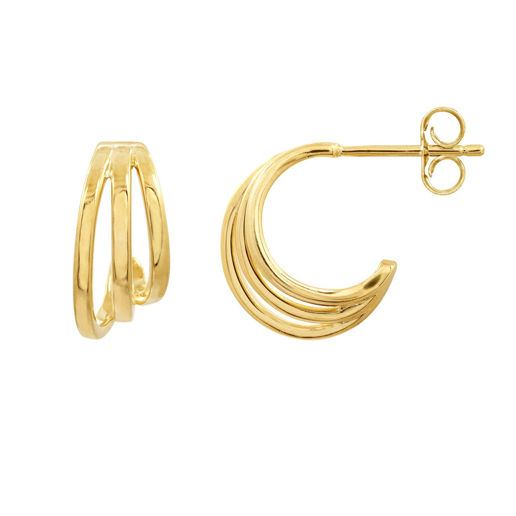 Mini Open Hoop Earrings