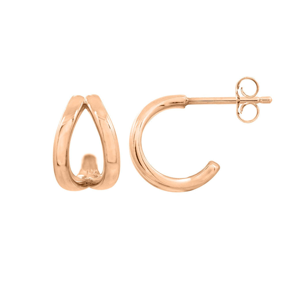 Mini Open Hoop Earrings