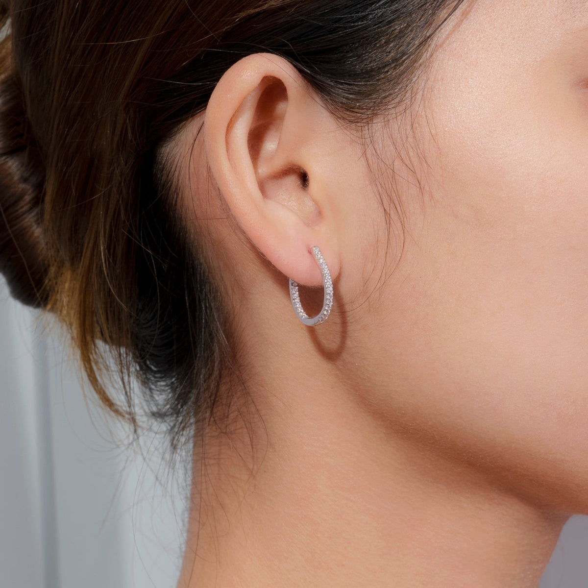 Oval Hoop Earrings