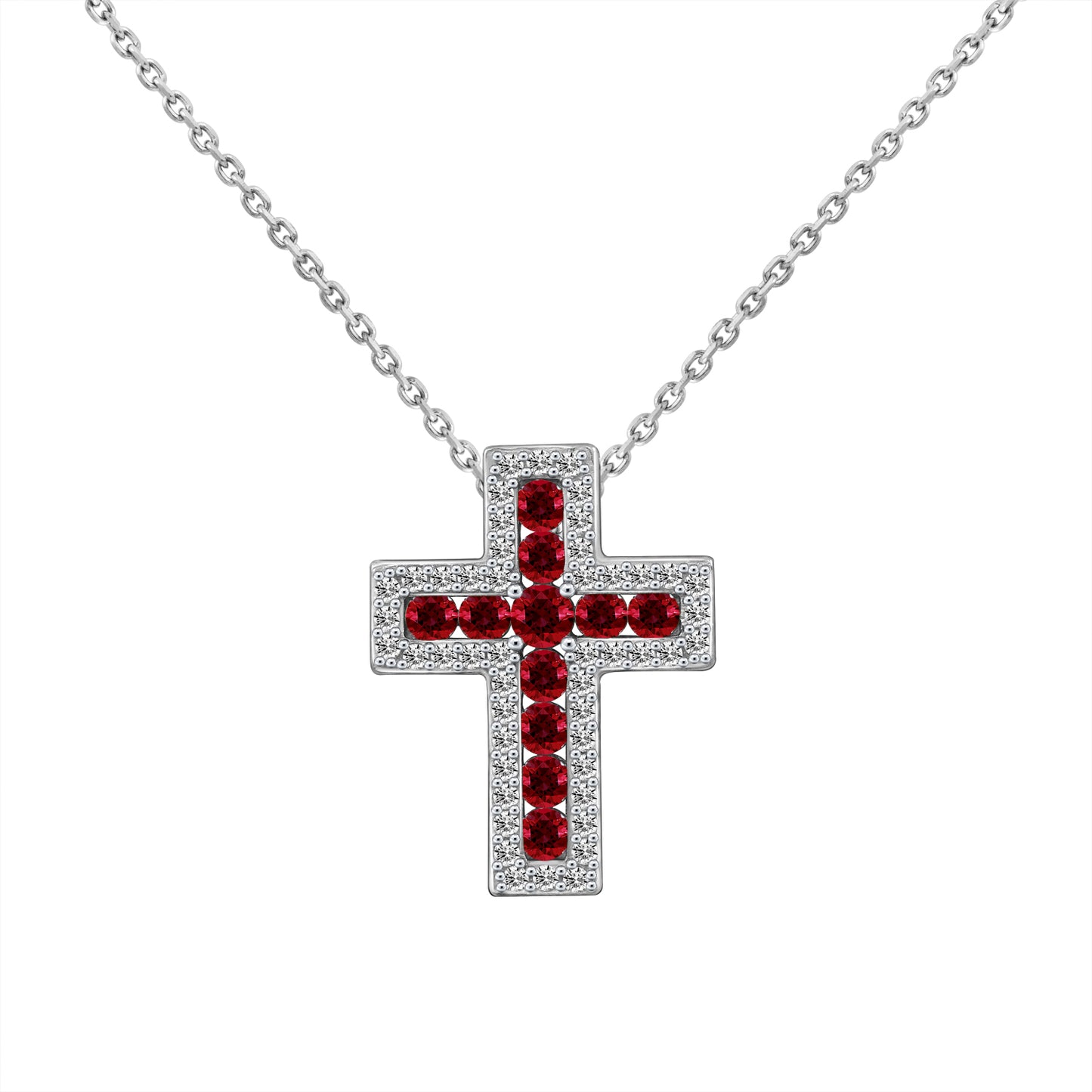 Rounds of Cross Pendant Necklace