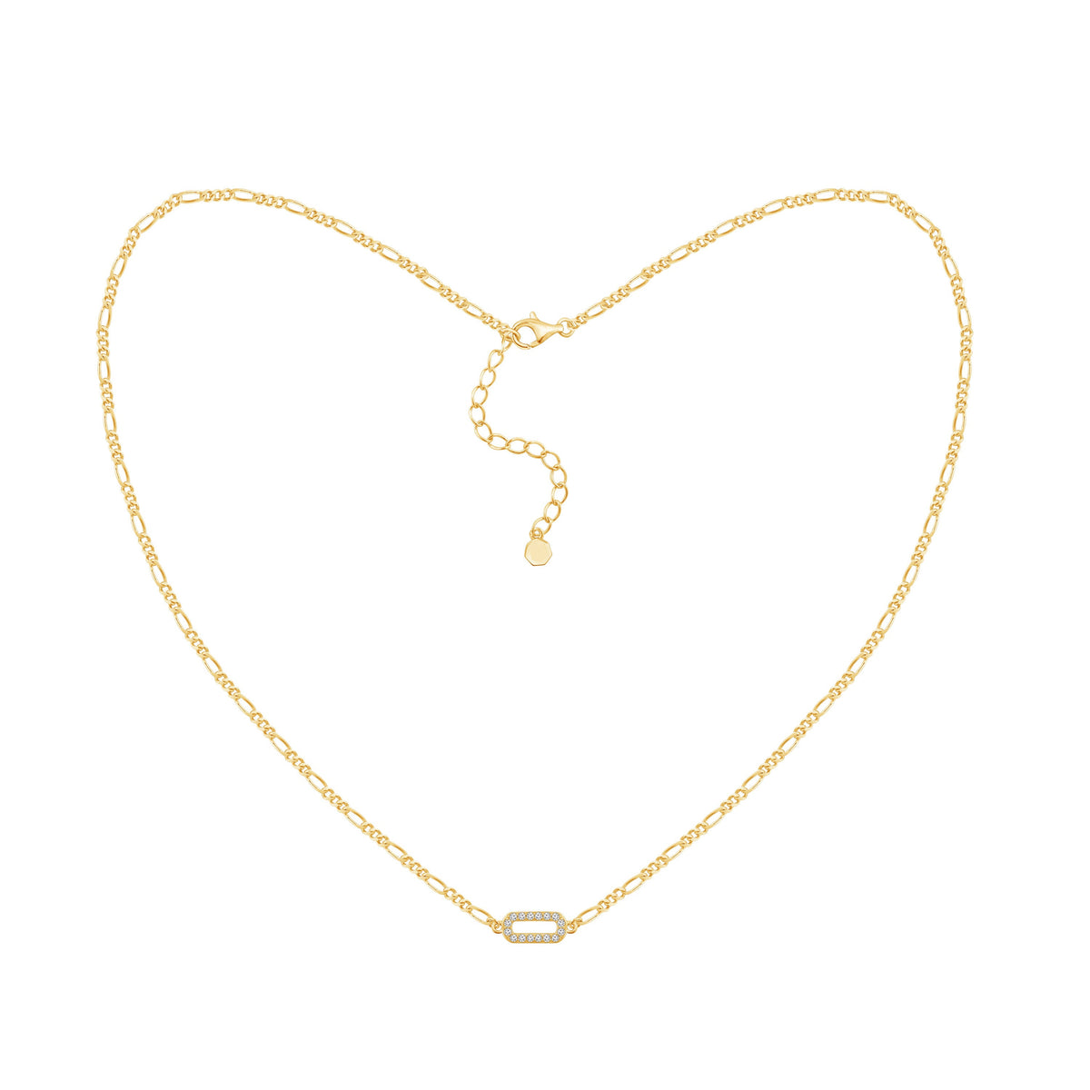 Circle Figaro Chain Necklace