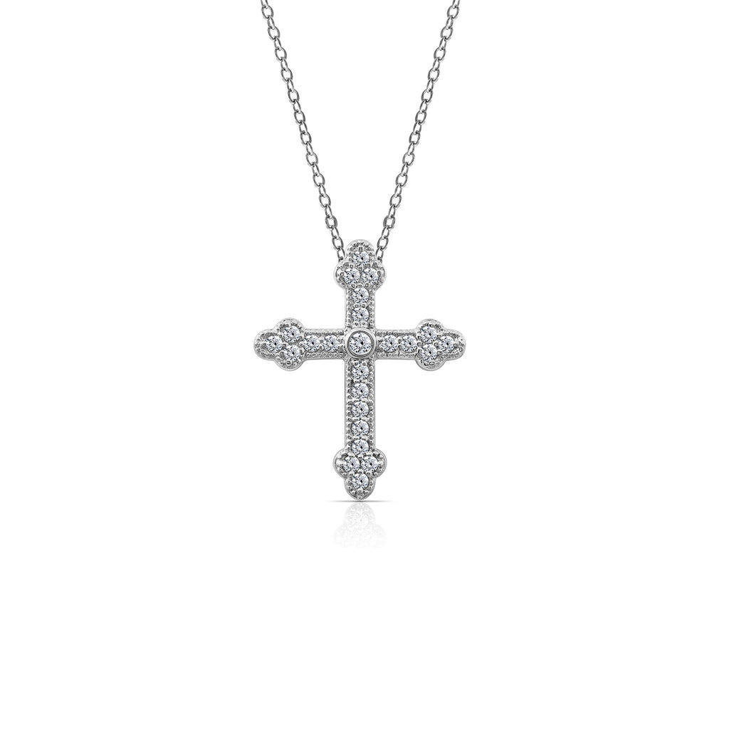 Antique Cross Pendant Necklace