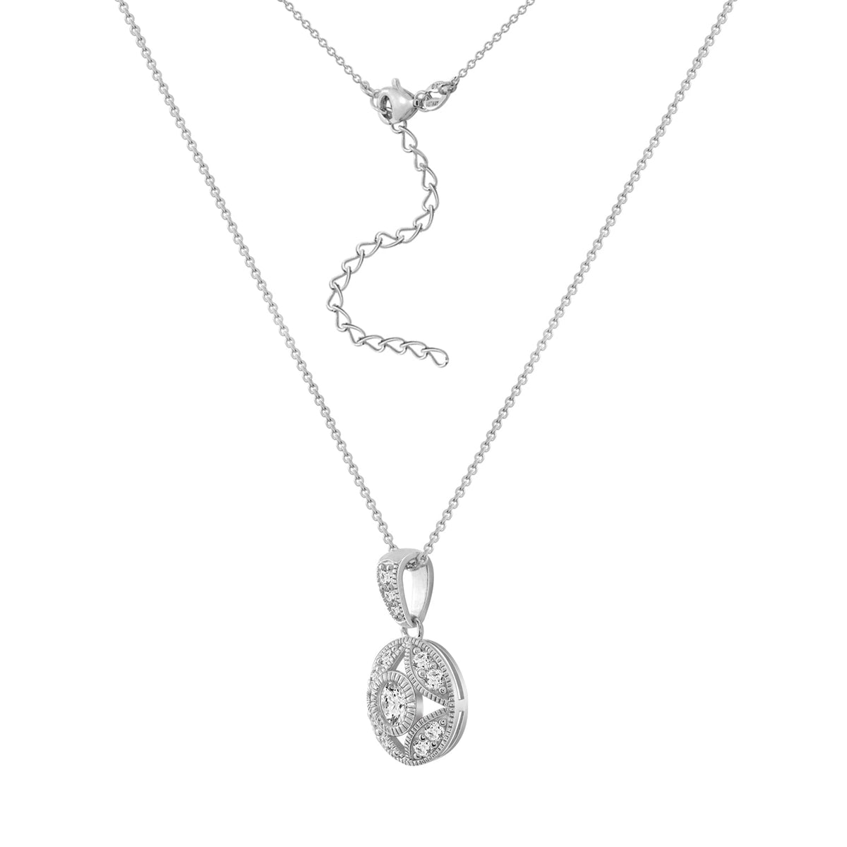 Hollow Antique Pendant Necklace_3