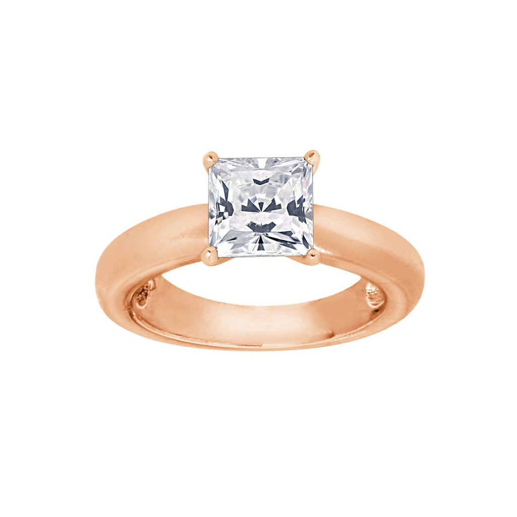 Princess Solitare Ring