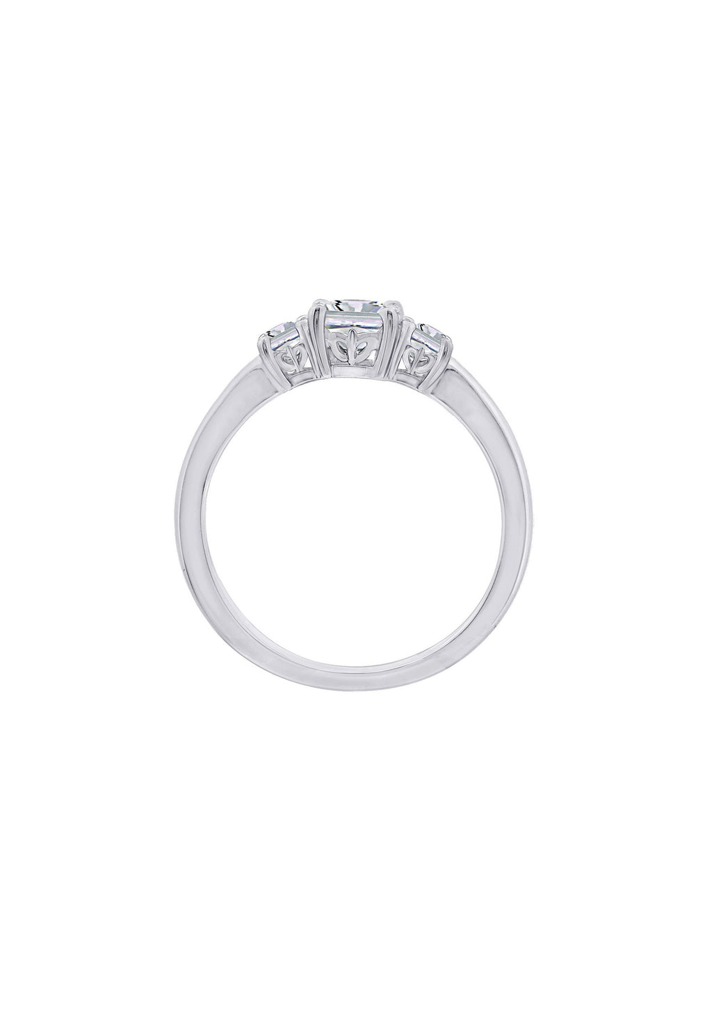 Princess 3-Stone Ring