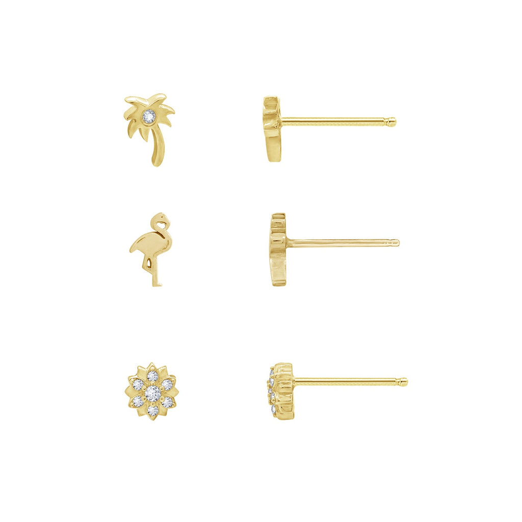 Summer Minimal Earrings Set