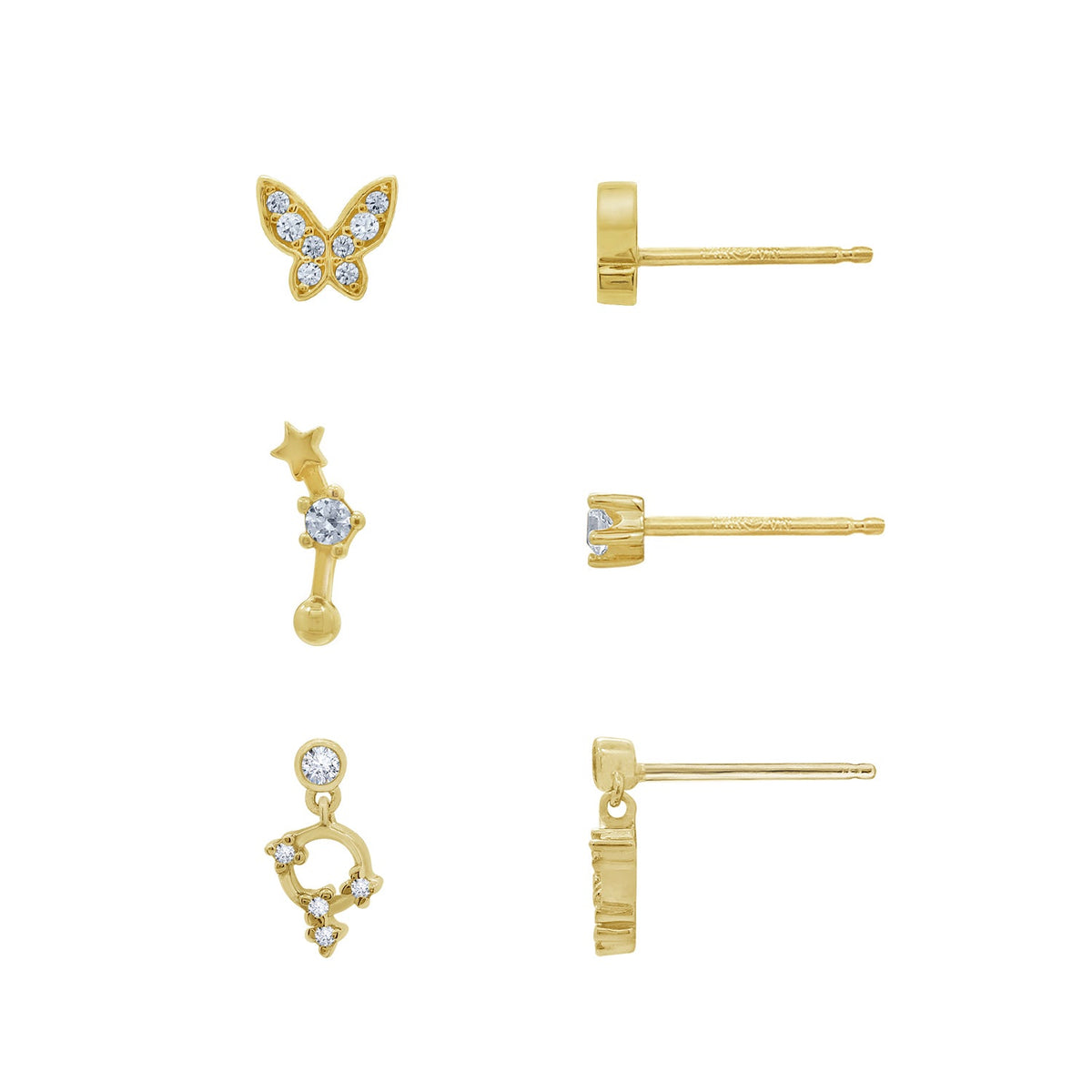 Summer Minimal Earrings Set