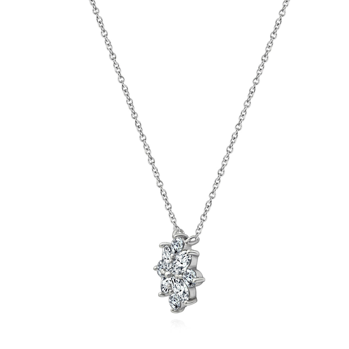 Unique Snowflake Pendant Necklace