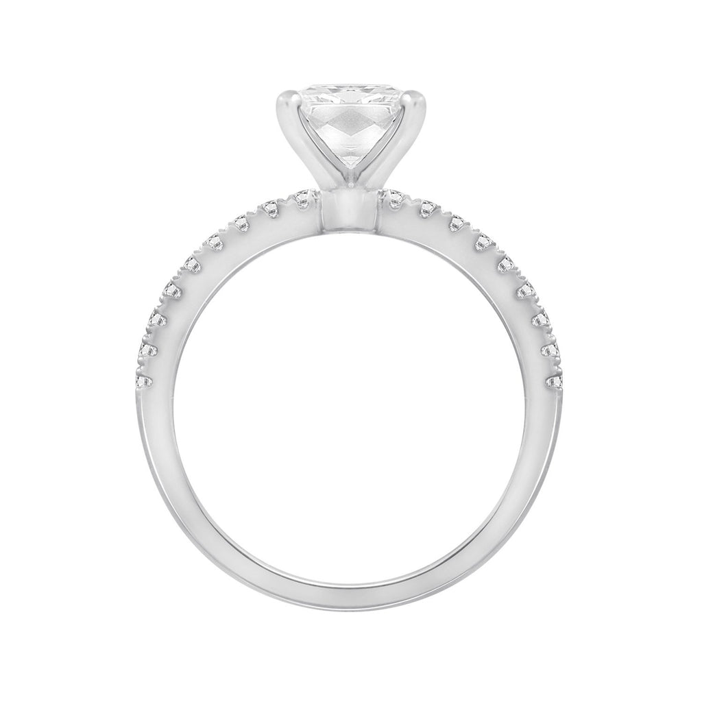 Radiant Emerald Cut Solitaire Ring